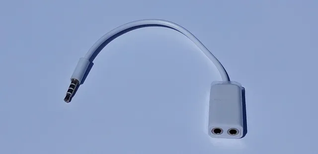 Conversor hodetelefonsplitter adapter deling