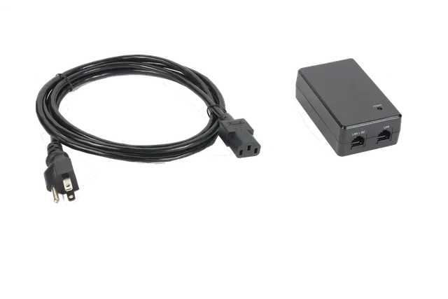 Williams Sound PoE-injektor med WLC 004 ledning