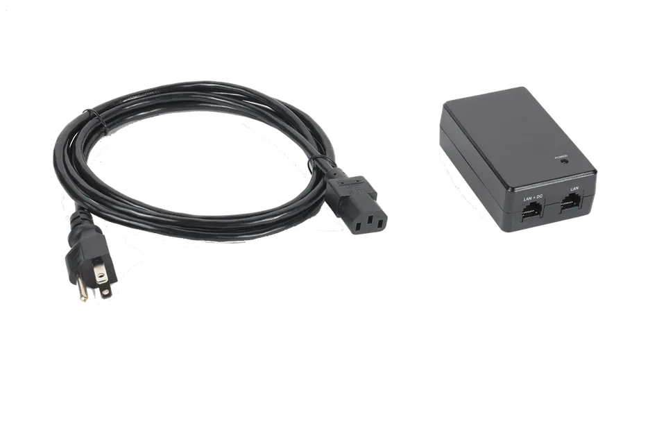 Williams Sound PoE-injektor med WLC 004 ledning