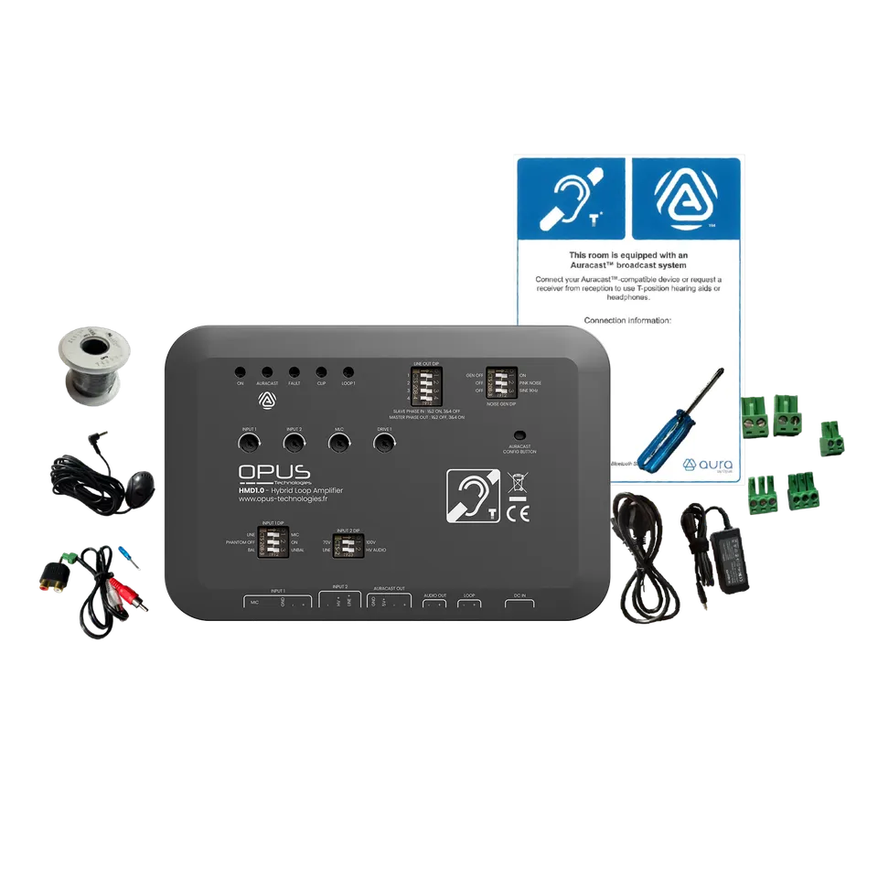 Opus Technologies HMD1.0A-SA teleslyngemottaker bærbar