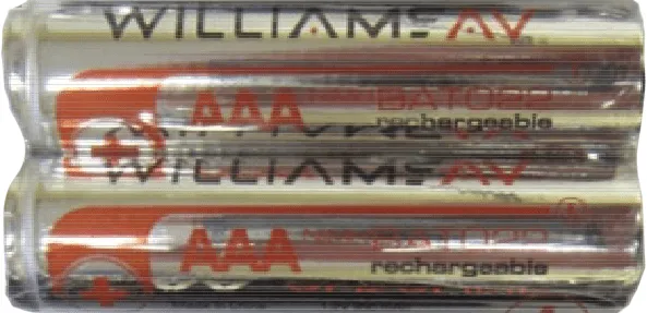 Williams Sound AAA NiMH batterier oppladbare 2-pk 950 mAh