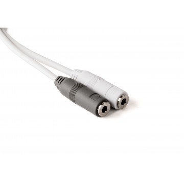 Conversor adapterkabel headset mikrofon Android 3,5 mm splitter