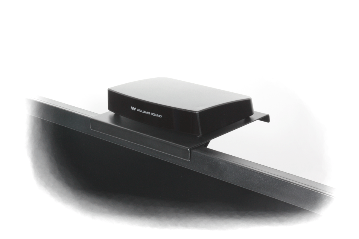 Williams Sound IR T1 TV-hylle flat svart stål