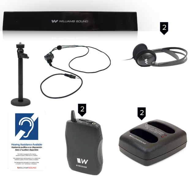 Williams Sound SoundPlus T3 infrarødt system PoE mellomstort