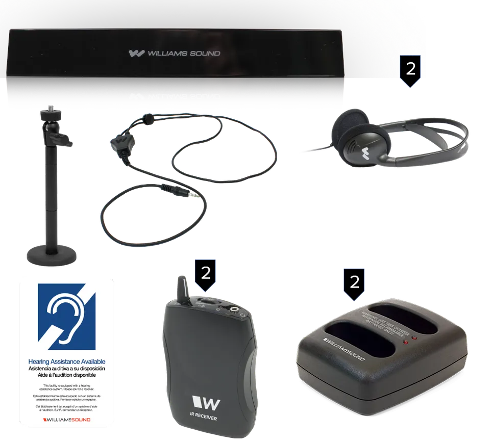 Williams Sound SoundPlus T3 infrarødt system PoE mellomstort