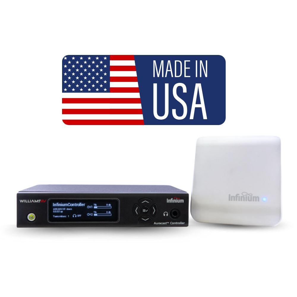Williams Sound Infinium SYS1 høresystem 2 mottakere Auracast