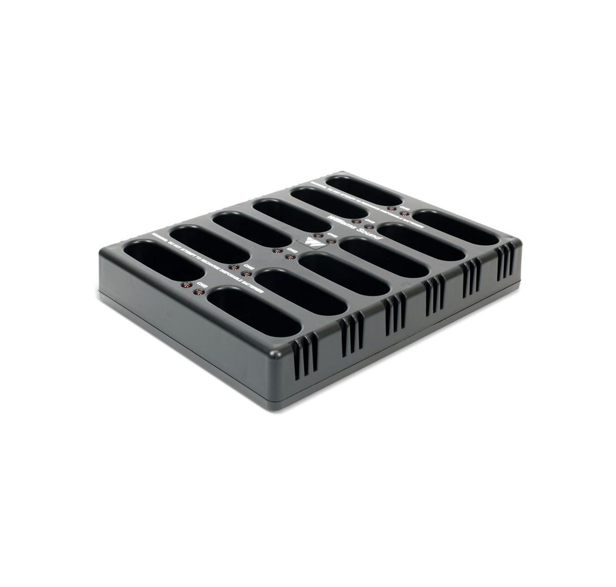 Williams Sound Body-pack 12-bay lader med koffert 100-240V