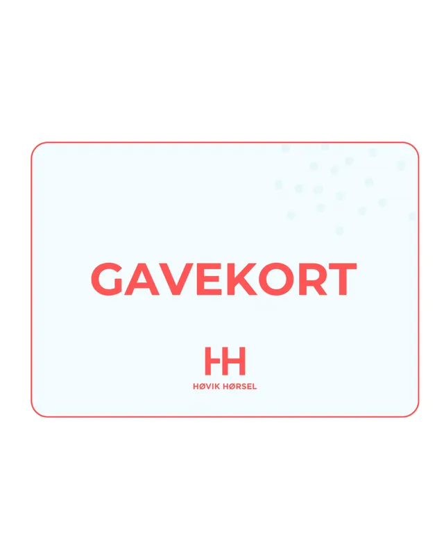 Høvik Hørsel Gavekort 1500 kr hørselvern gave