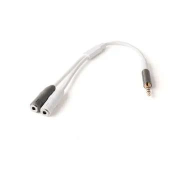 Conversor adapterkabel headset mikrofon Android 3,5 mm splitter