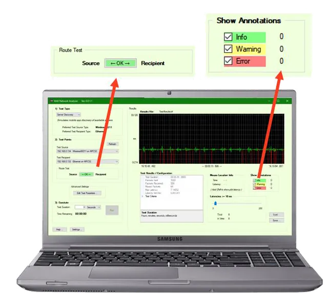 Williams Sound WaveCAST Network Analyzer PC-program