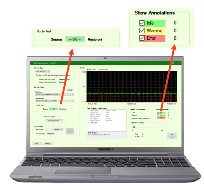 Williams Sound WaveCAST Network Analyzer PC-program