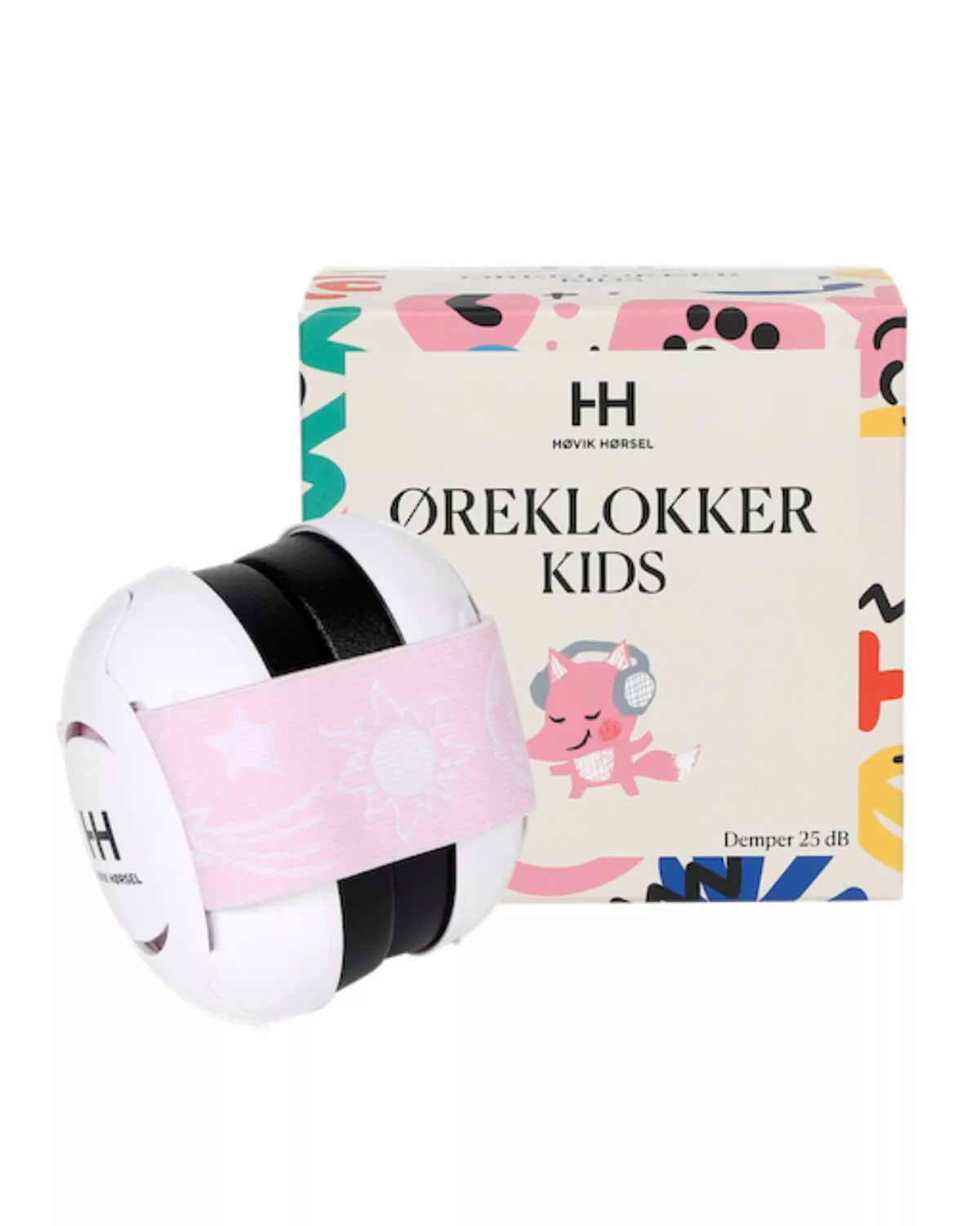 Høvik Hørsel Øreklokker KIDS øreklokker baby rosa 0-4 år
