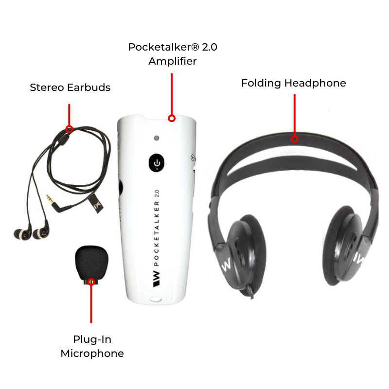 Williams Sound Pocketalker 2.0 PKT E1 høreforsterker tone