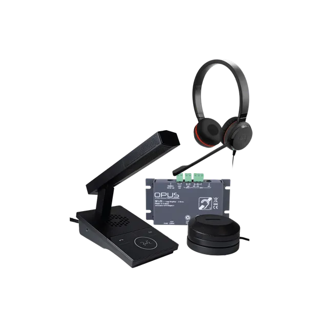 Opus Technologies OP-6515HBK headset sort ørekrok