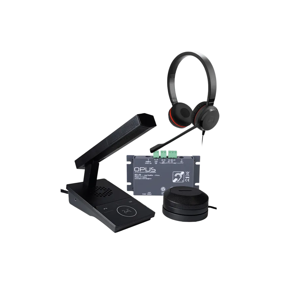 Opus Technologies OP-6515HBK headset sort ørekrok