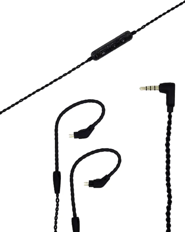 Høvik Hørsel twisted in-ear kabel med mikrofon 2-pins