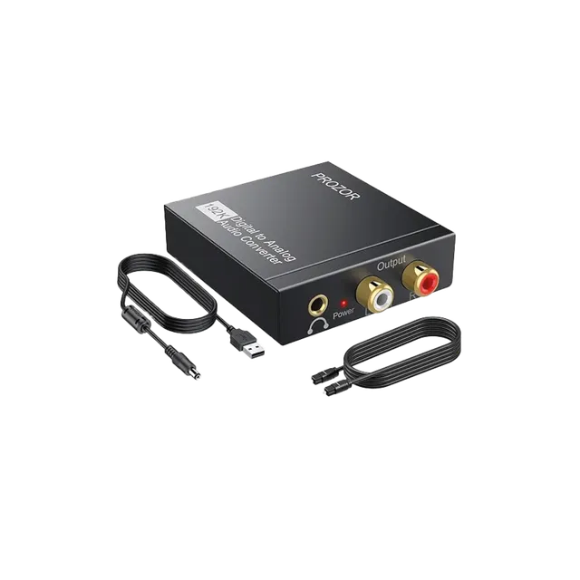 Opus Technologies OP-TosLink optisk adapter TV-lyd digital