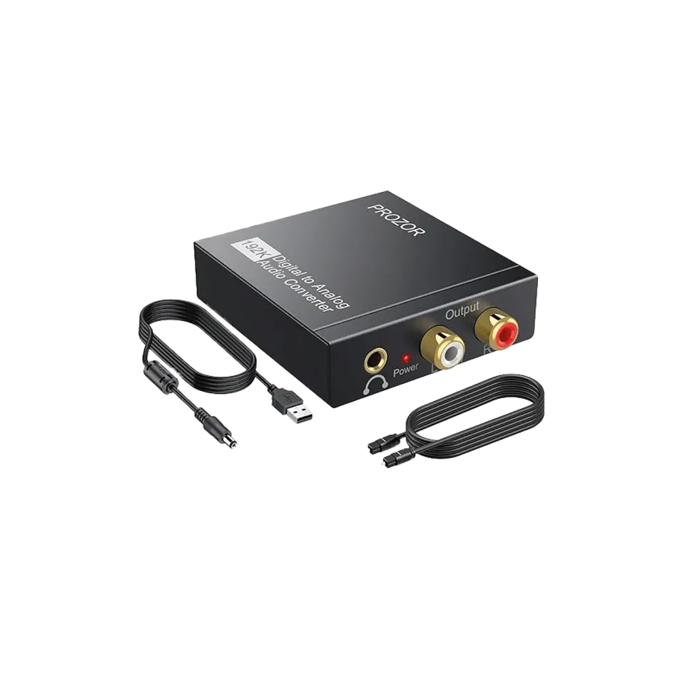 Opus Technologies OP-TosLink optisk adapter TV-lyd digital