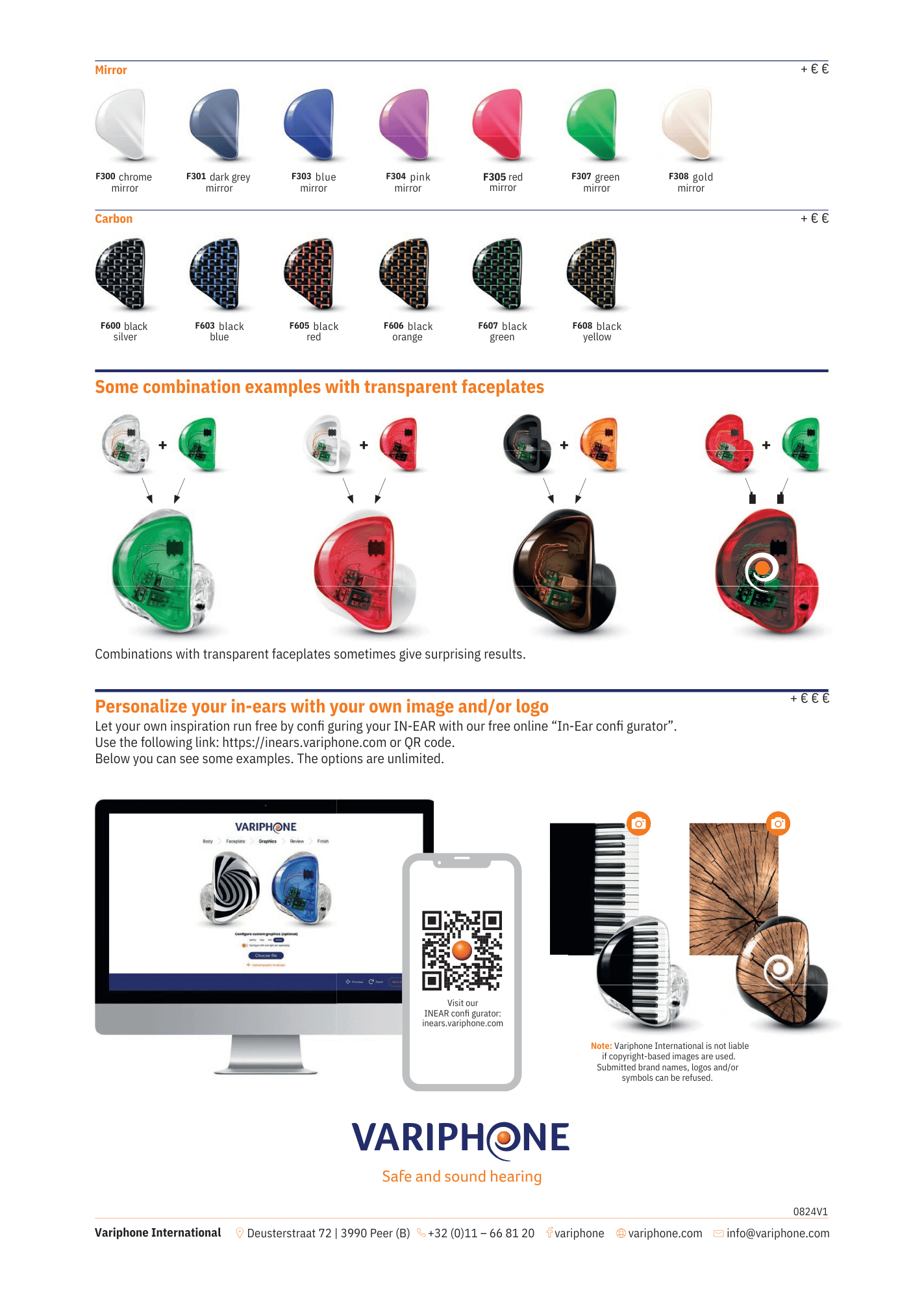 Høvik Hørsel Variphone Go2Rock in-ear monitor formstøpt
