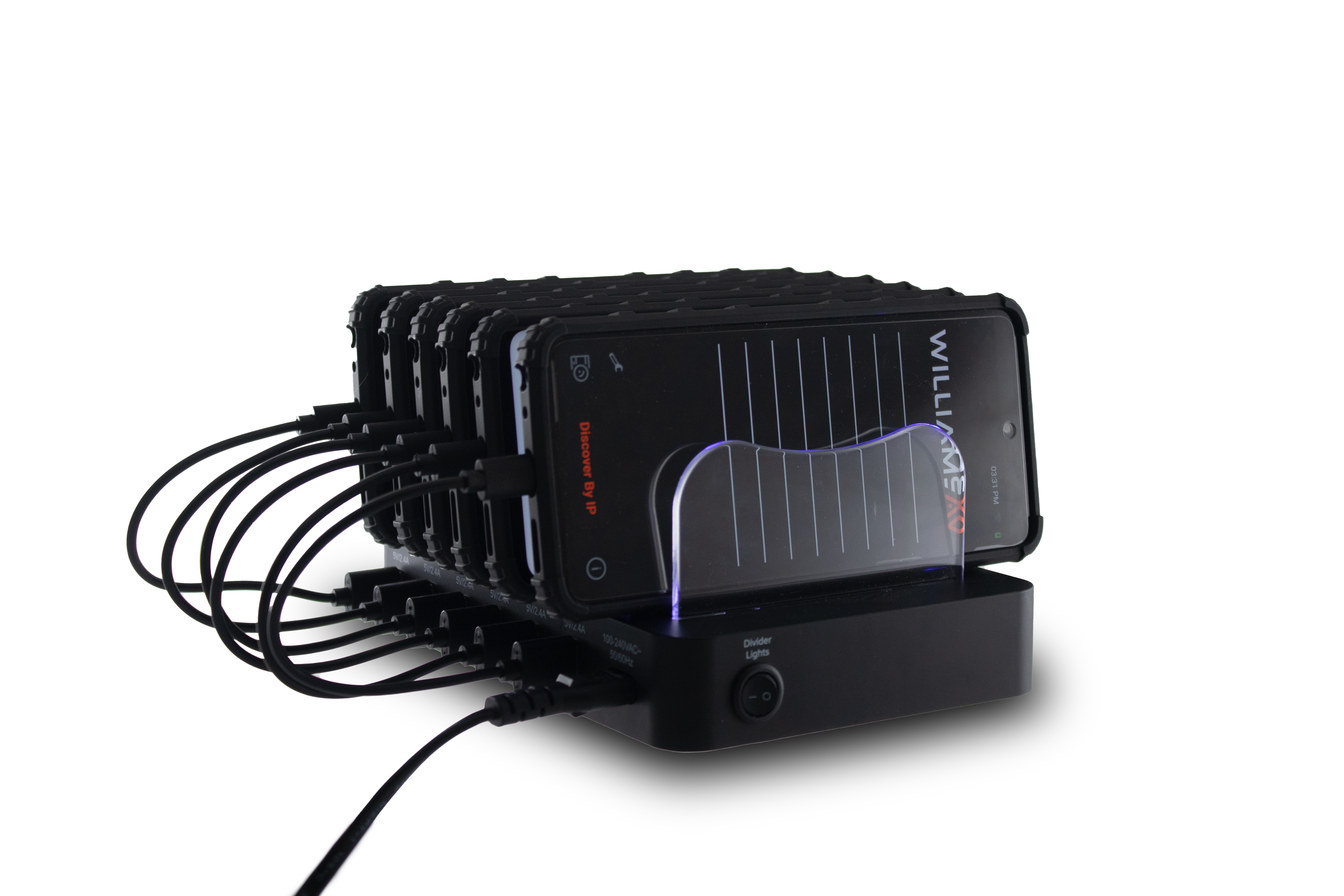 Williams Sound WAV Pro ladestasjon 6-port USB