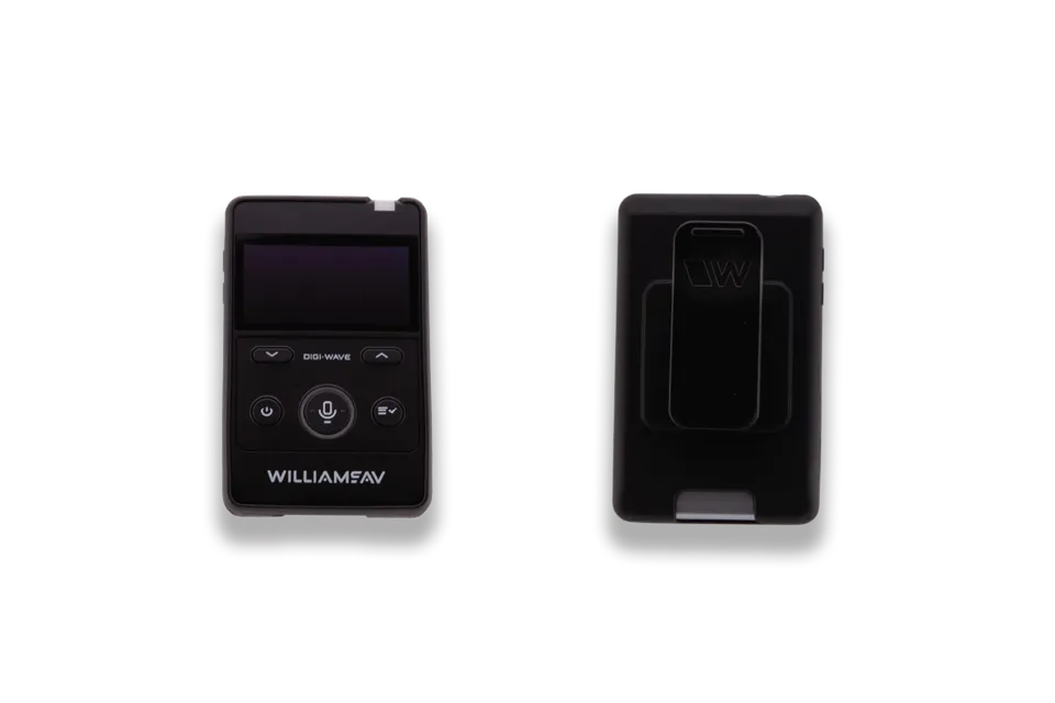 Williams Sound Digi-Wave DLT 400 silikondeksel svart belteklips