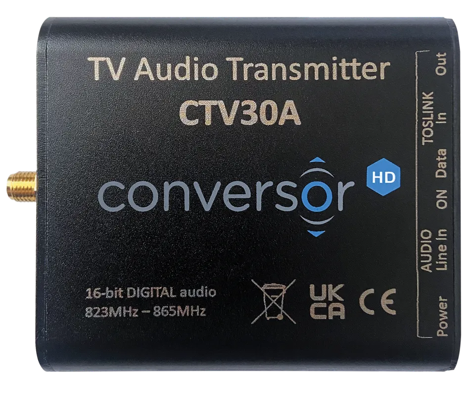 Conversor ProAudio TV-sender med TOSLINK strømforsyning