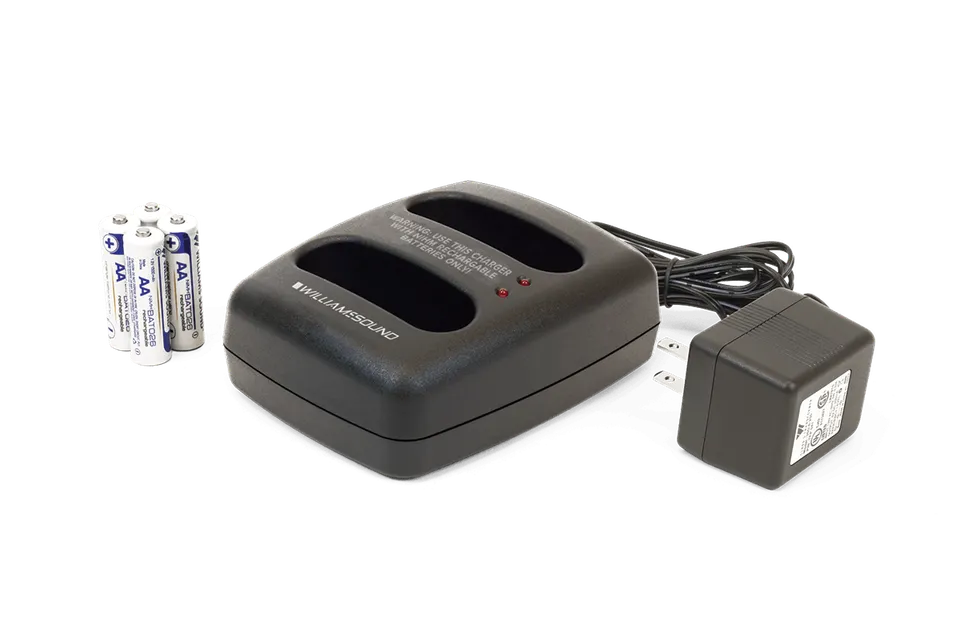 Williams Sound CHG 3502 ladesett 2-brønn med batterier