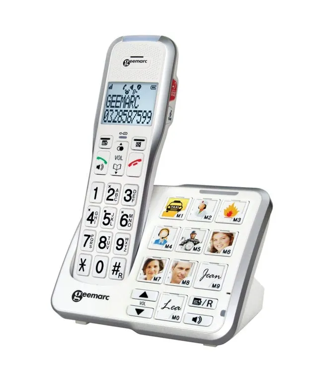 Geemarc AmpliDECT 595 forsterkertelefon med bilder