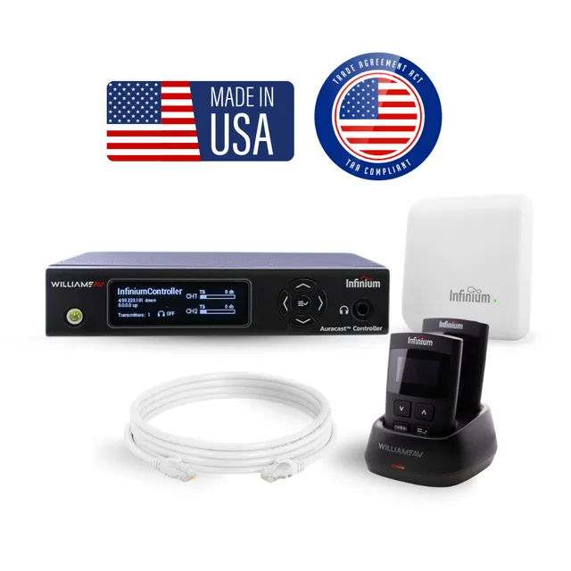 Williams Sound Infinium SYS1 høresystem 2 mottakere Auracast