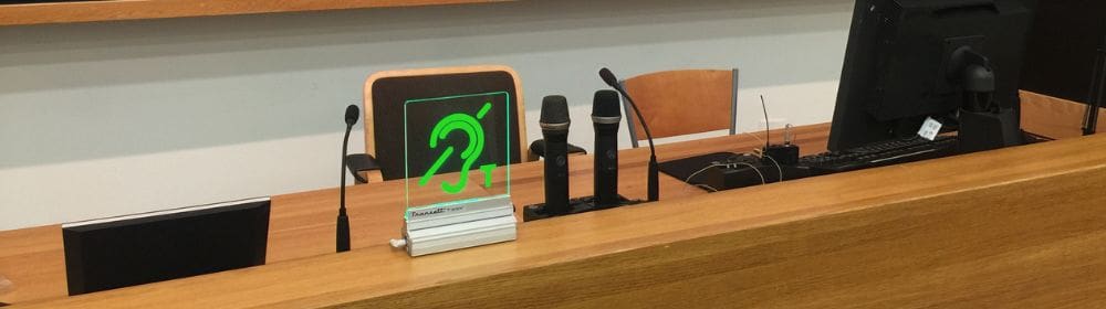 Tonax T-sign bordmodell teleslyngeskilt aktivt