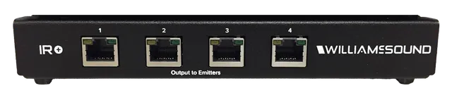 Williams Sound IR+ emitter array fordeler