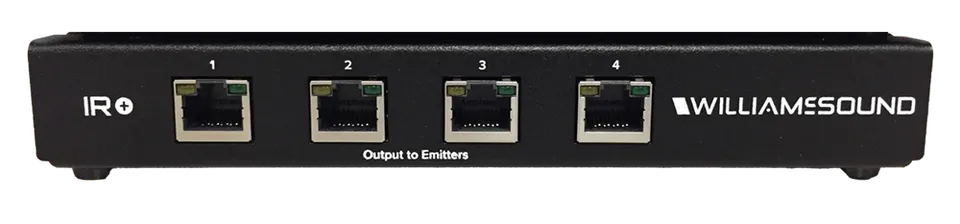 Williams Sound IR+ emitter array fordeler