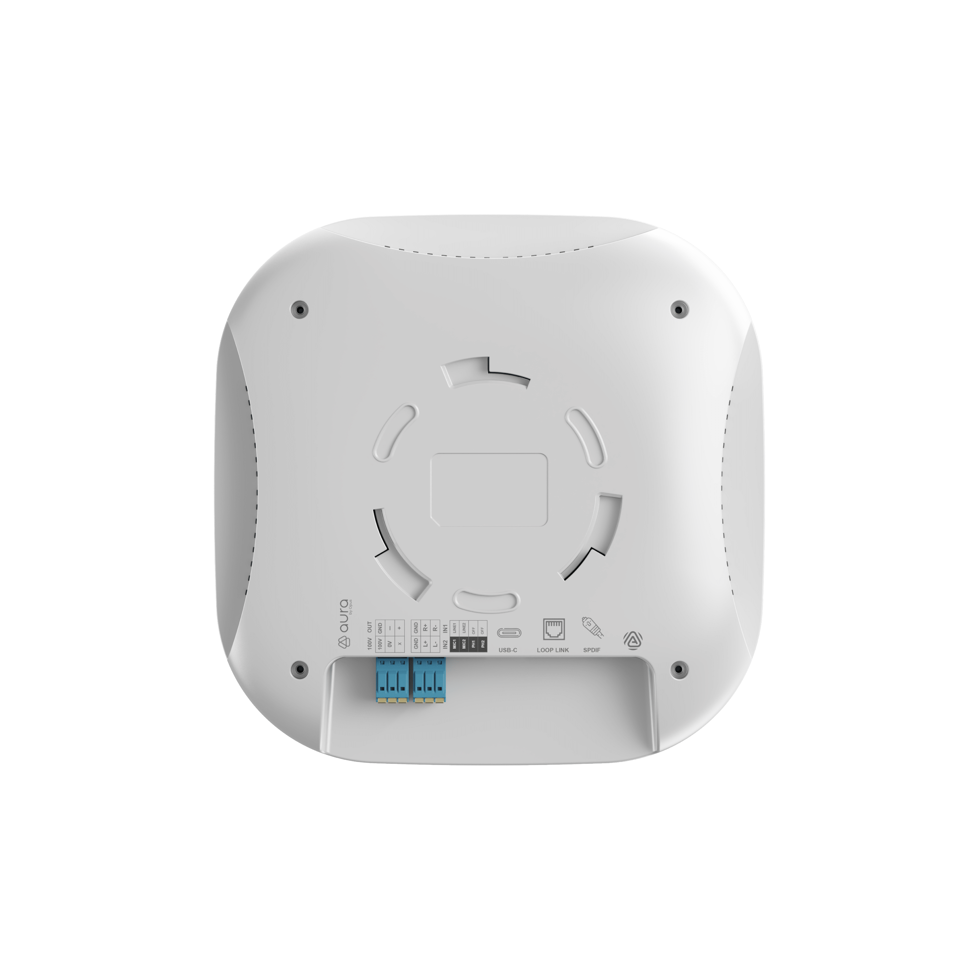 Opus Technologies AuraGate WH høreforsterker hvit oppladbar